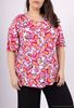Picture of CURVY GIRL OPEN COLLAR DETAIL BLOUSE
